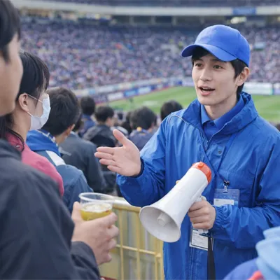 声掛けや掲示物で手荷物放置や防犯意識の啓発